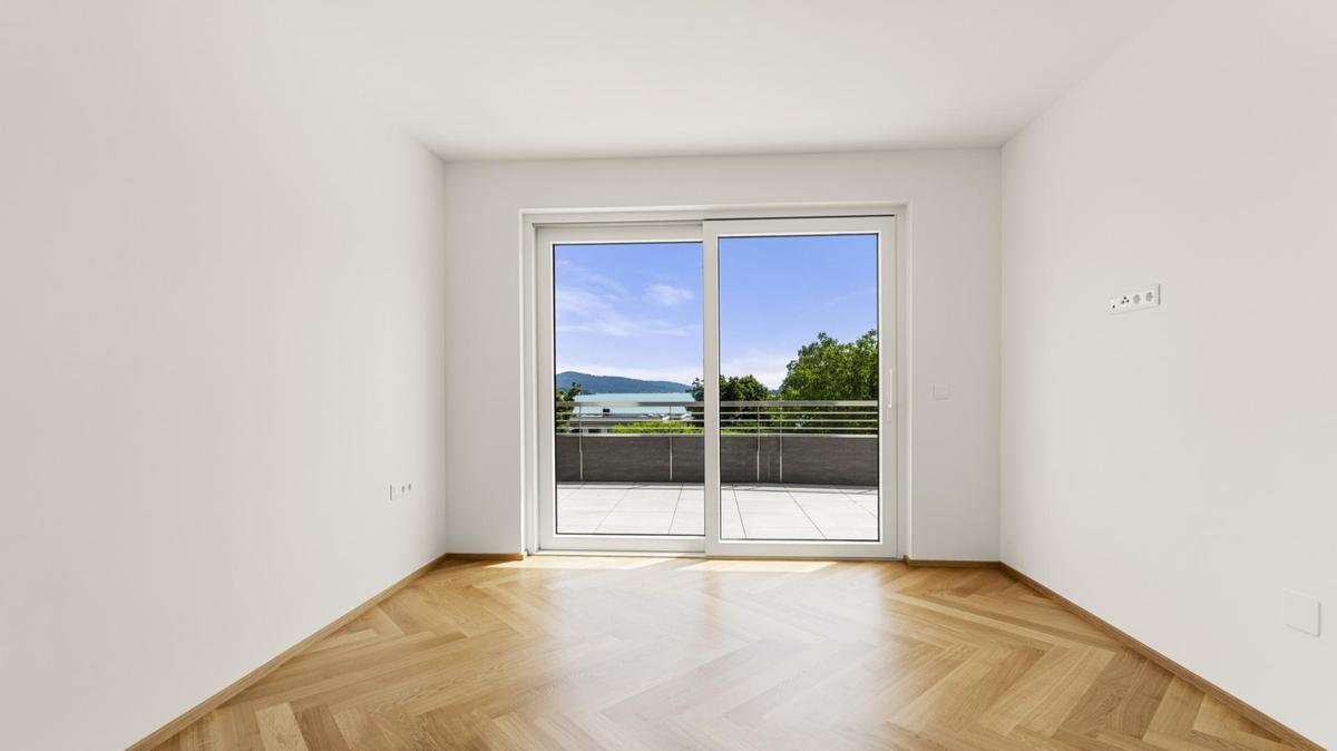 Schlafzimmer 1 Seeblick Penthouse