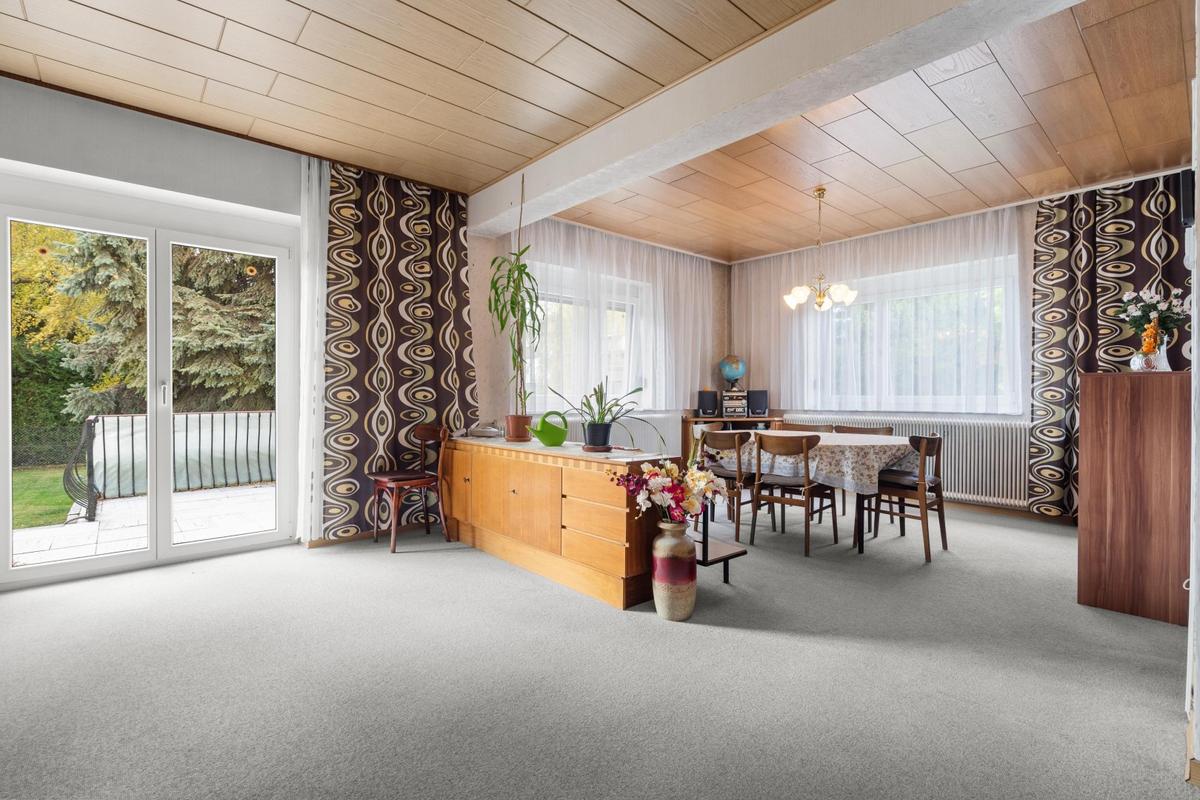 Wohnzimmer Blick zum Esszimmer