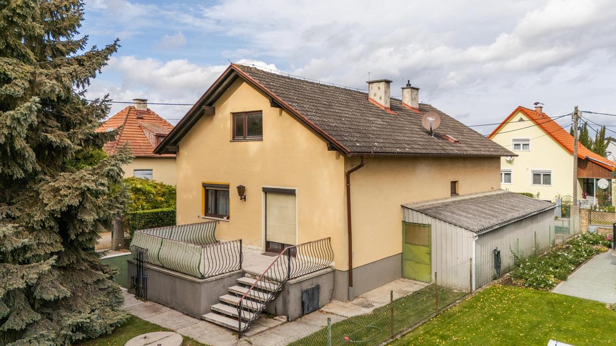 Drohnenaufnahme Gartenseitig