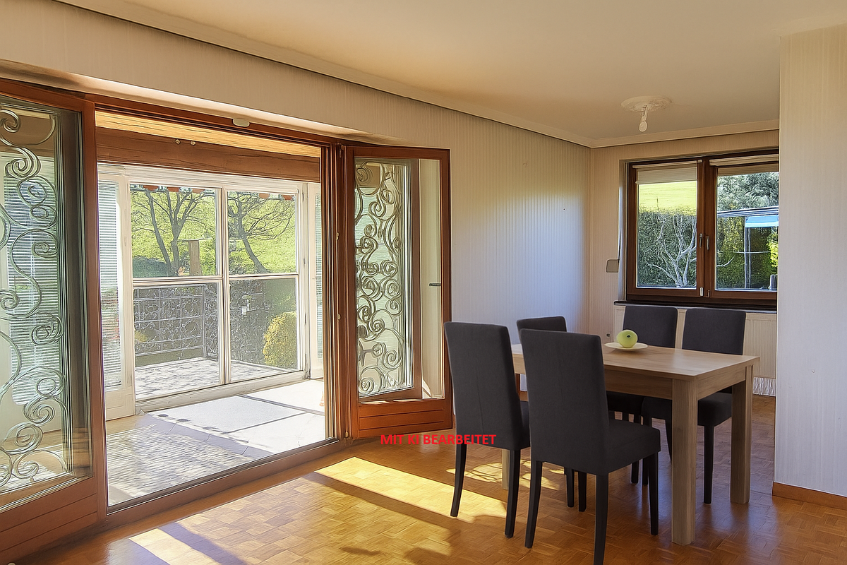 Wohnzimmer KI bearbeitet