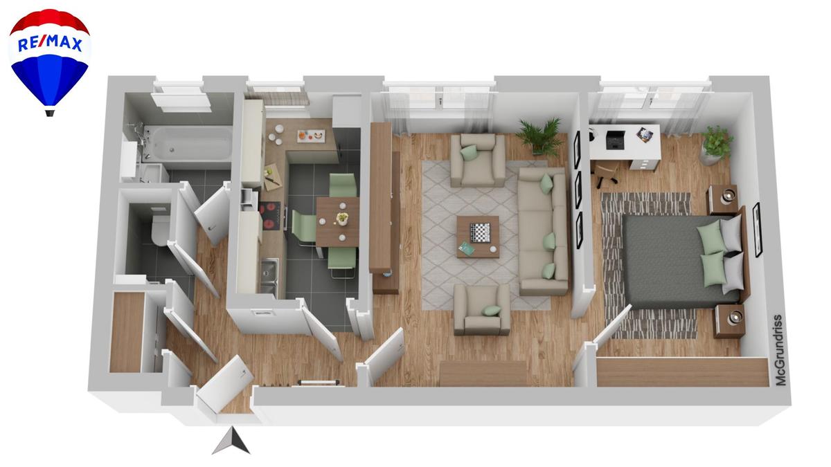 16. Eigentumswohnung 1160 Wien - Grundriss