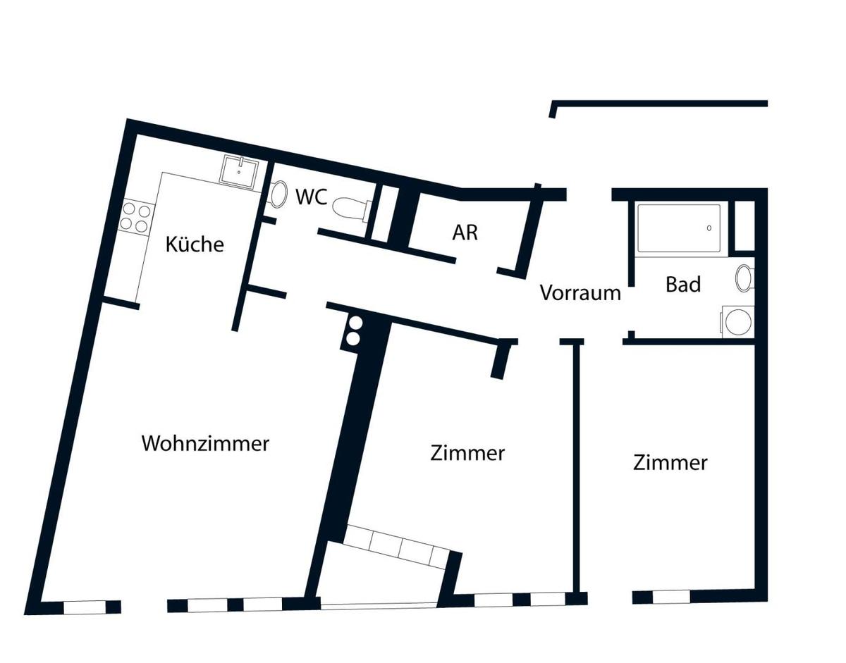 13. Eigentumswohnung - Plan 2100 Korneuburg