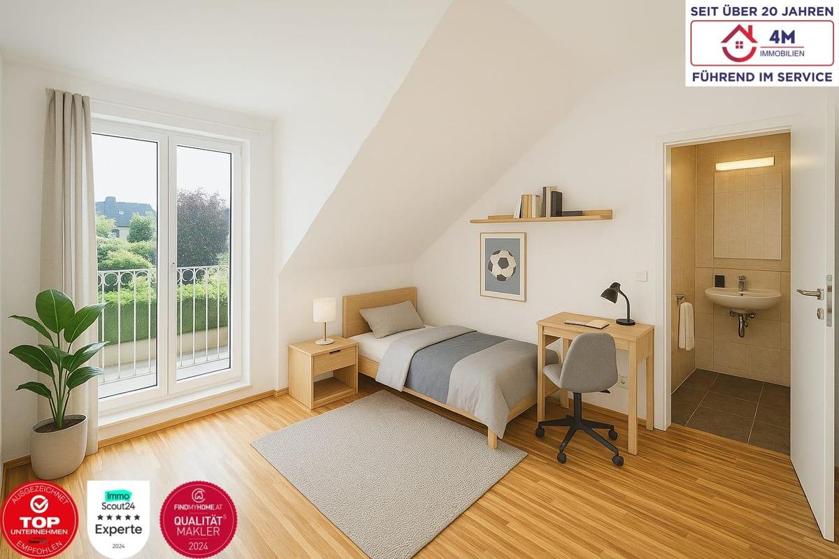 Beispielbild Kinderzimmer mit kleinem Bad mit Wann