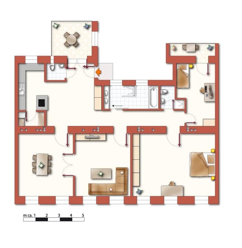 Plan Top 4 (Annahme möbliert)