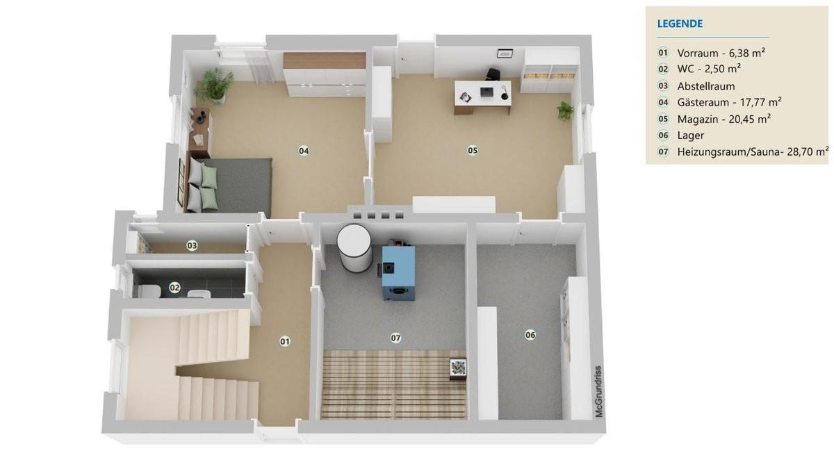 24 McGrundriss Petzenkirchen_Keller_Plan