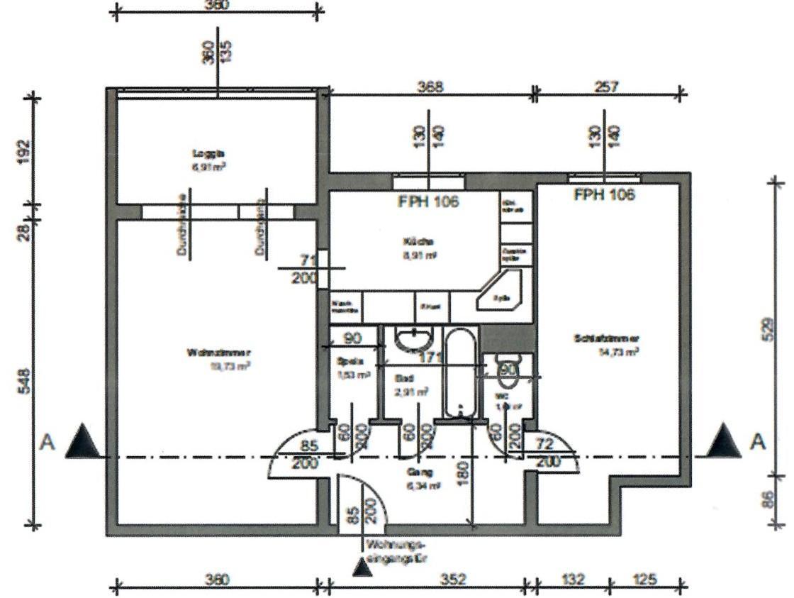 13. Eigentumswohnung 1210 Wien - Grundriss