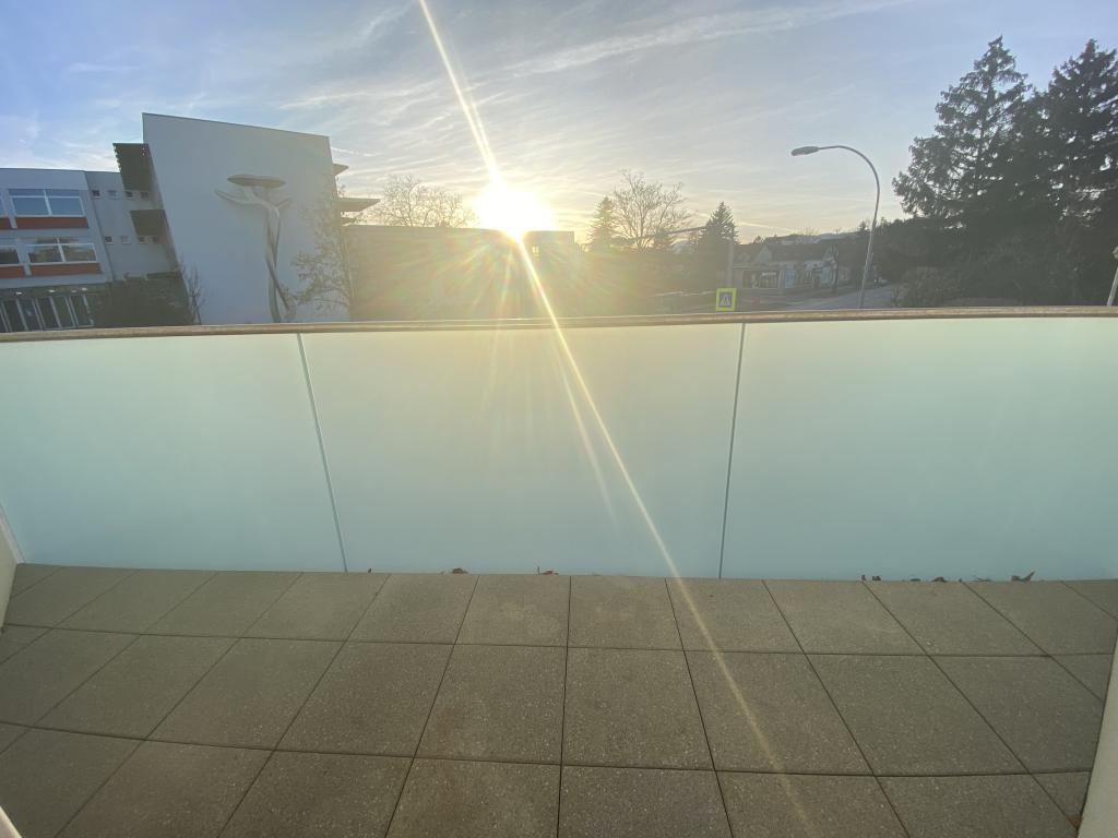 Loggia mit Abendsonne