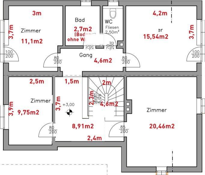 Grundriss Dachgeschoss