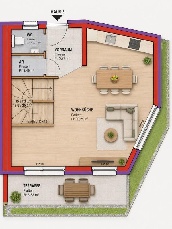 Grundrissplan