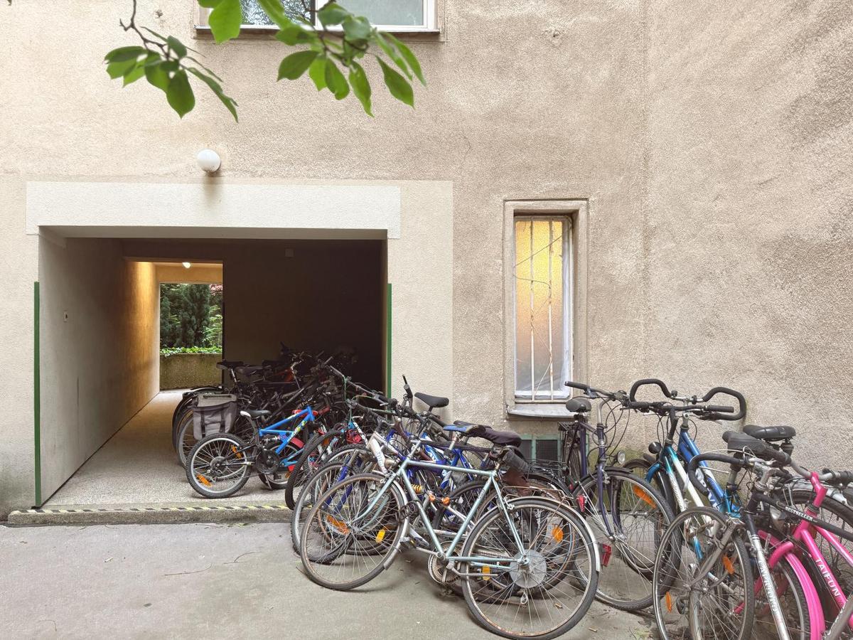 Fahrradabstellplatz im Innenhof