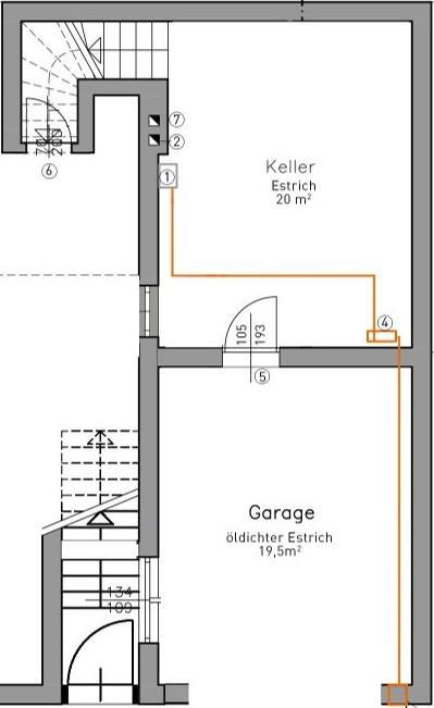 Grundriss Keller