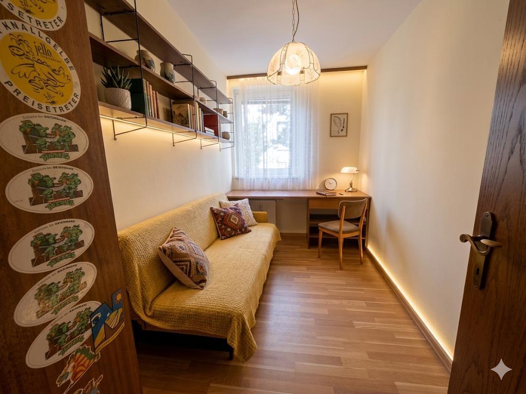 Kinderzimmer mit KI bearbeitet