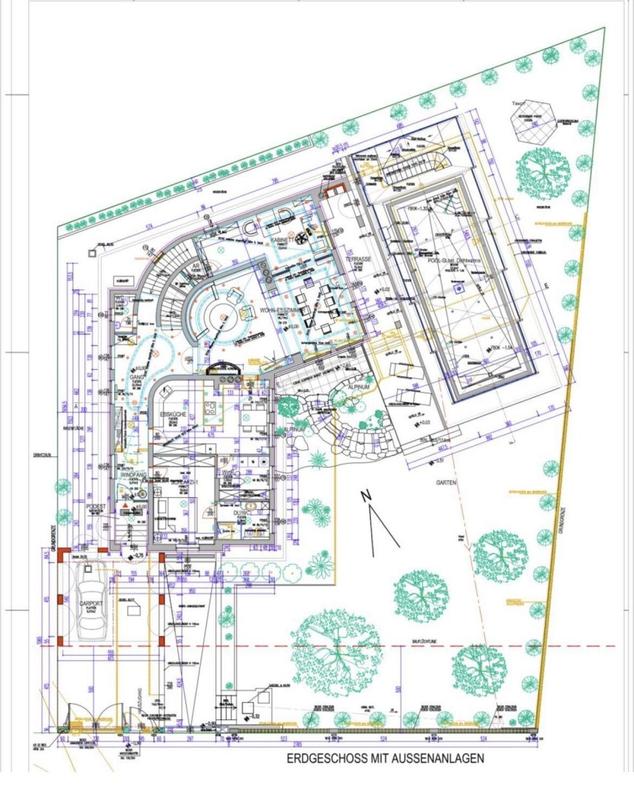 Plan - EG u. Garten 1210 Wien