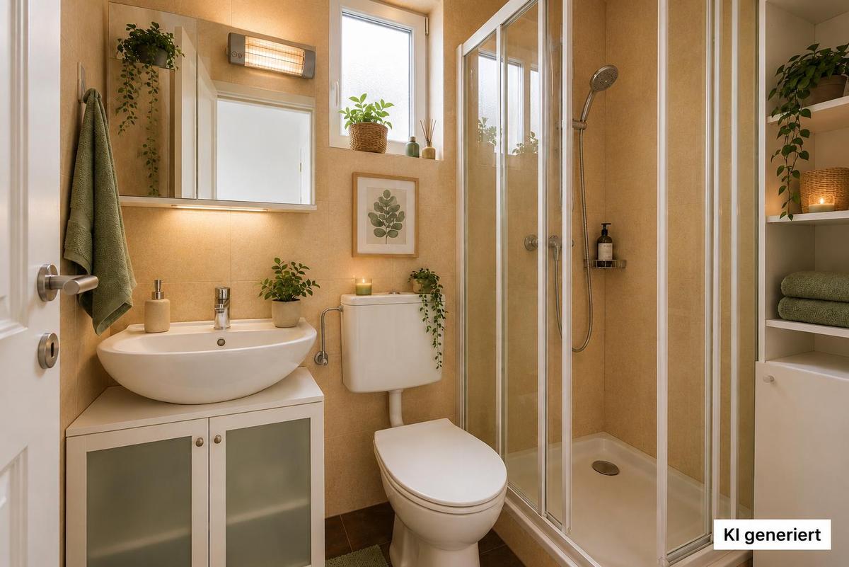 Badezimmer, Dekoration KI generiert