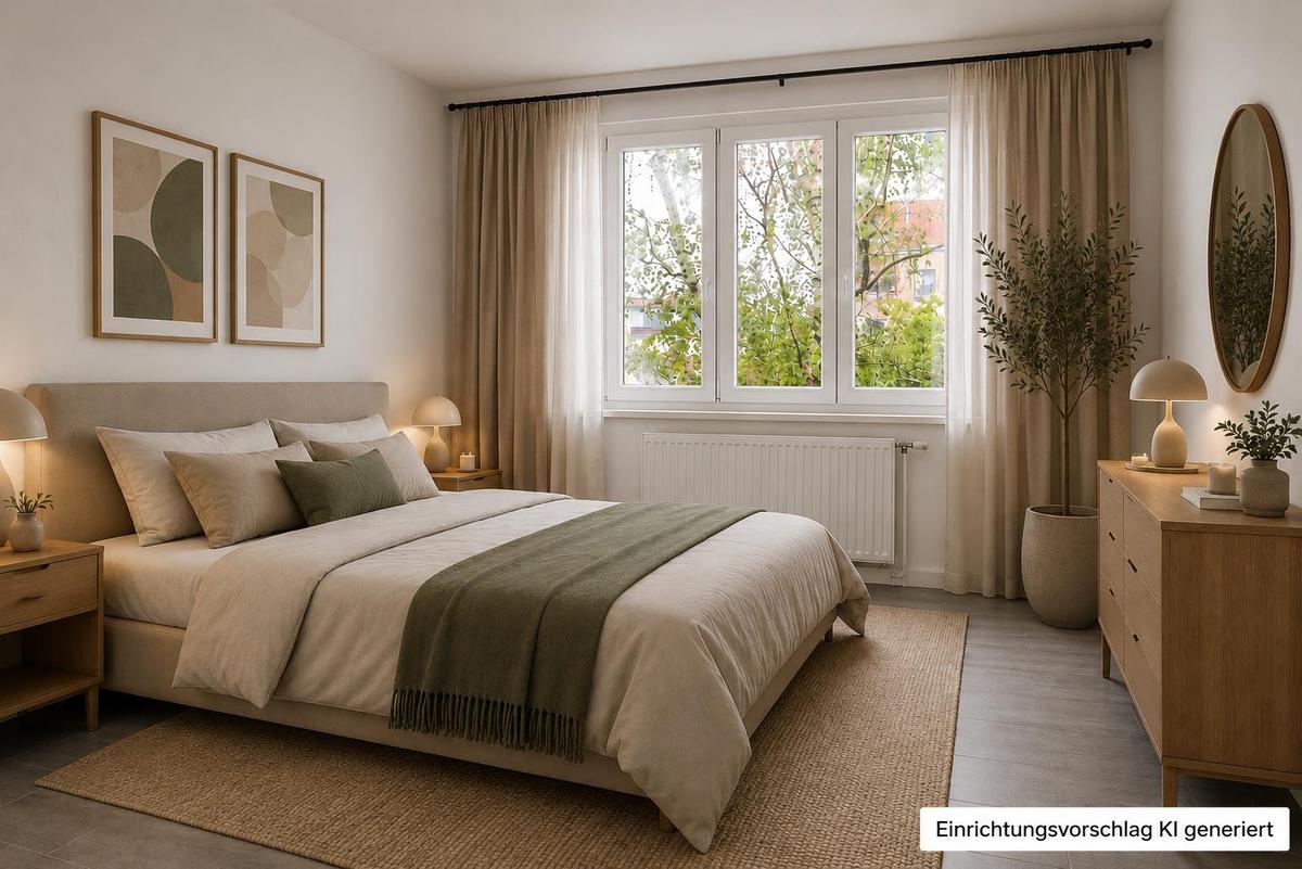 Schlafzimmer, Einrichtungsvorschlag