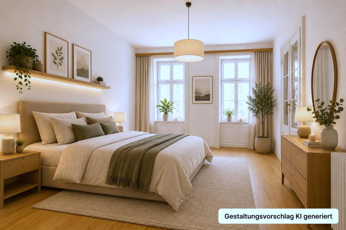 Bild 9, Zimmer 2, Einrichtungsvorschlag