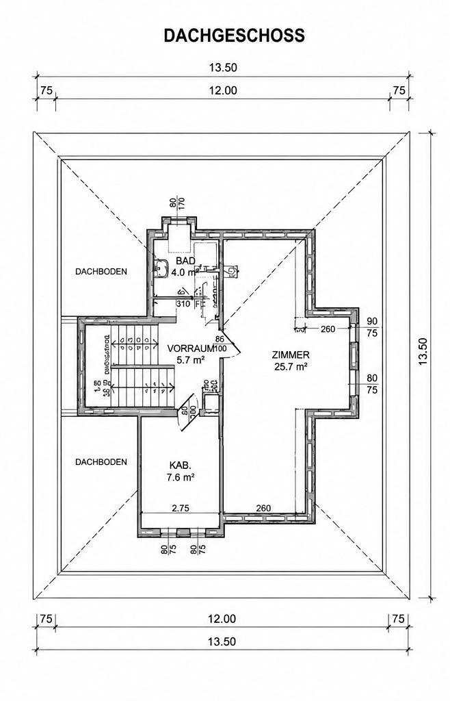 Plan Dachgeschoß