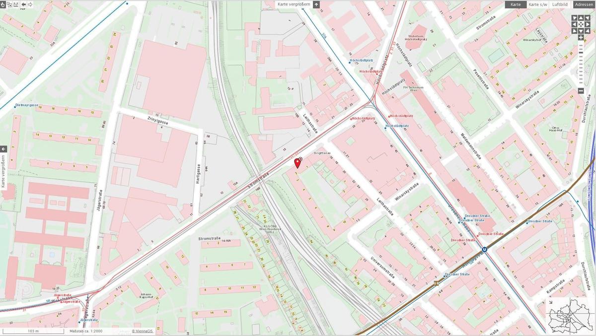 Lageplan Öffis