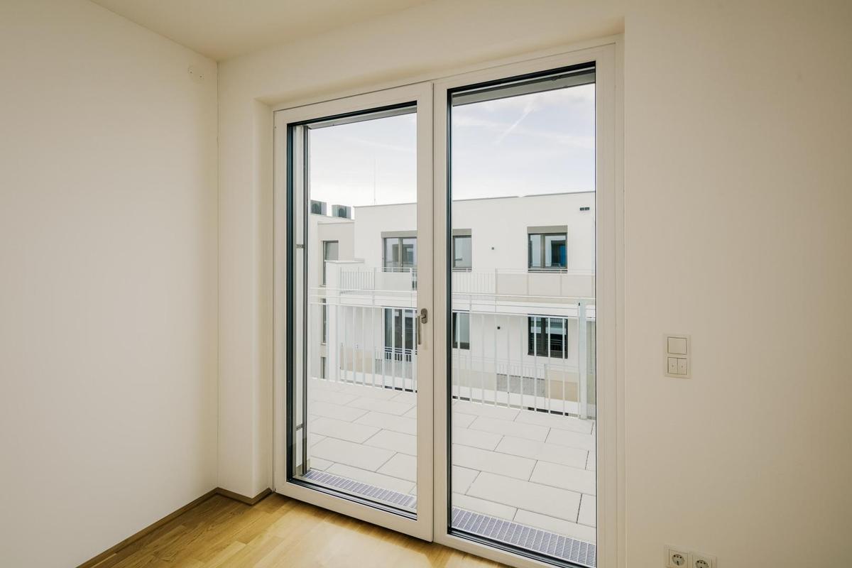 Ausgang auf den Balkon