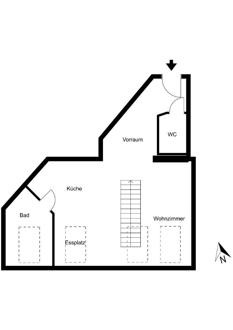 13. Eigentumswohnung 1160 Wien - Grundriss Ebene 1