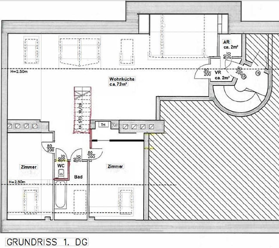 Grundriss 1 DG