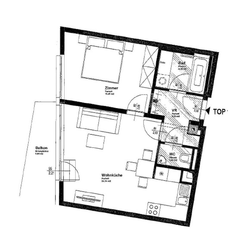 Grundriss Top 1.08