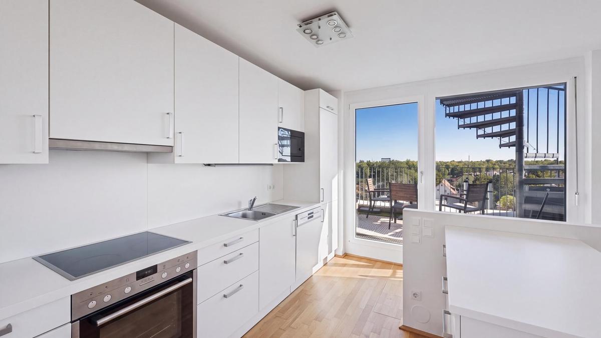 Ku?che mit Ausgang zur Terrasse