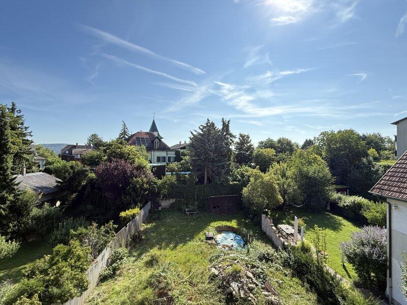 Ausblick vom Balkon
