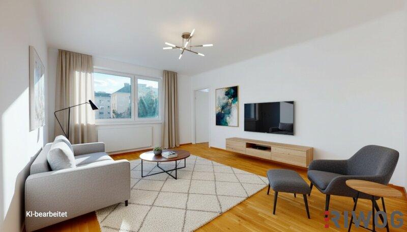 Wohnzimmer KI-Bearbeitet