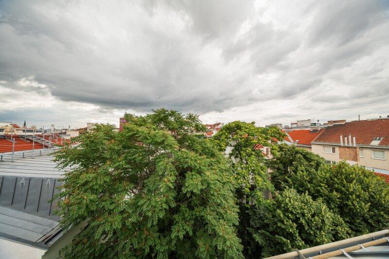 Ausblick vom Schlafzimmer