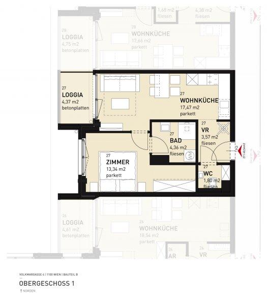 Grundriss: Himberger Straße 17