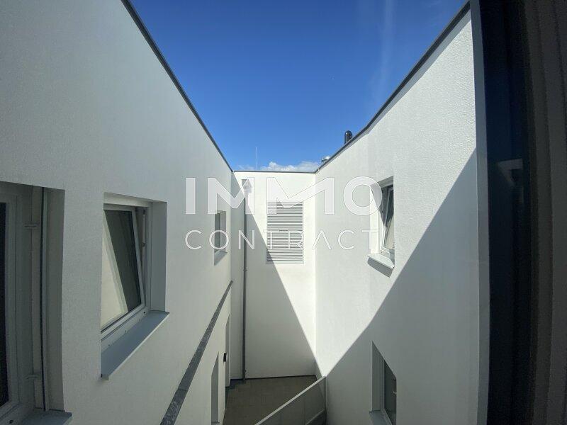 Ausblick Schlafzimmer Innenhof