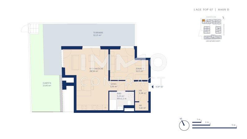 Wohnungsplan Whg. 2 (Skizze Zusammenlegung) verfügbar)