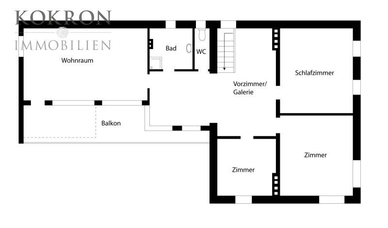Grundriss Obergeschoss