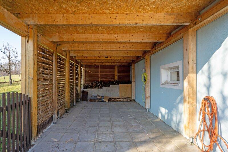 Carport mit go-e Charger