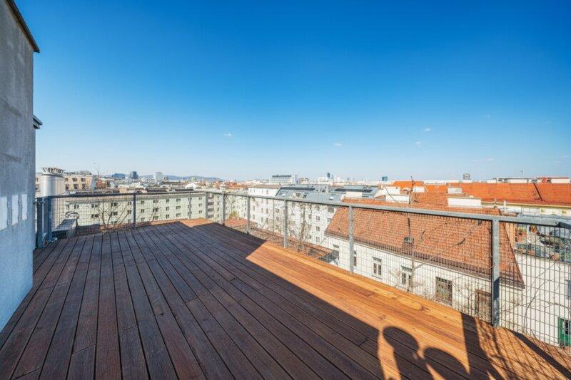 Dachterrasse mit Fernblick