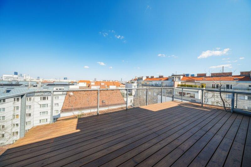 Dachterrasse mit Fernblick