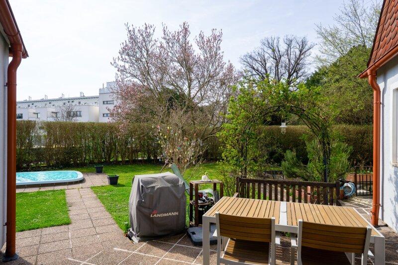 Gartenterrasse nach Südwesten