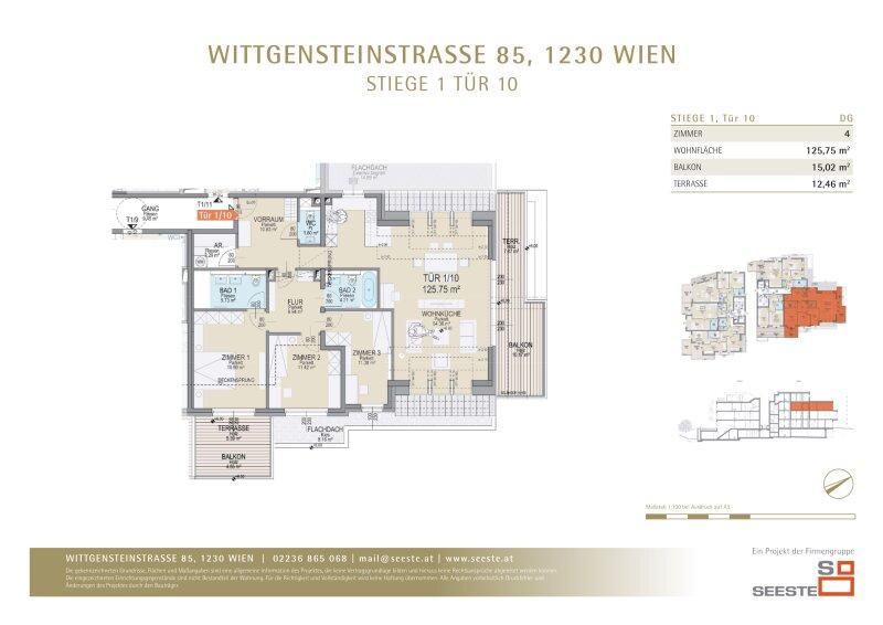 Grundriss Tür 1/10