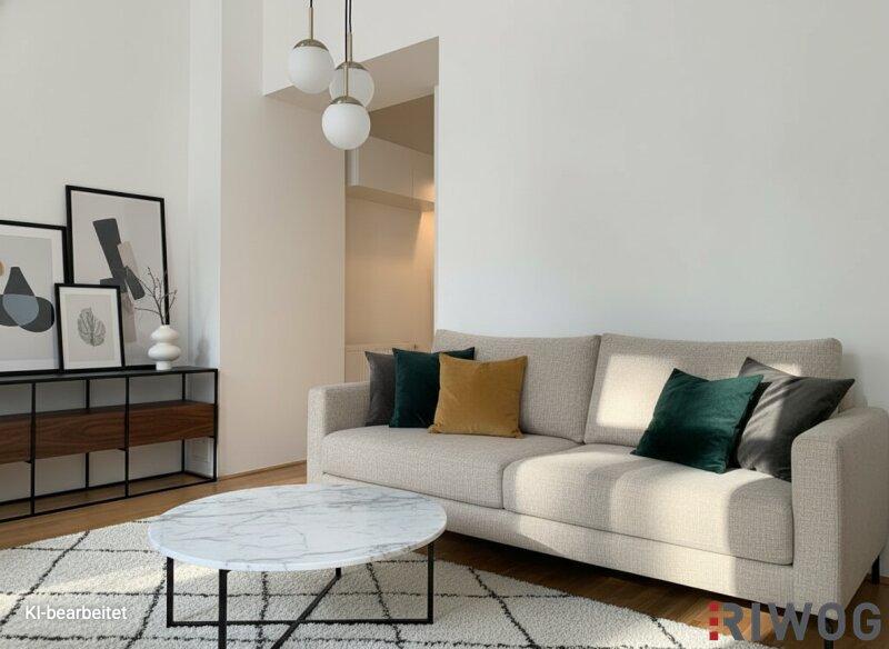 Wohnzimmer (KI-Bearbeitet)