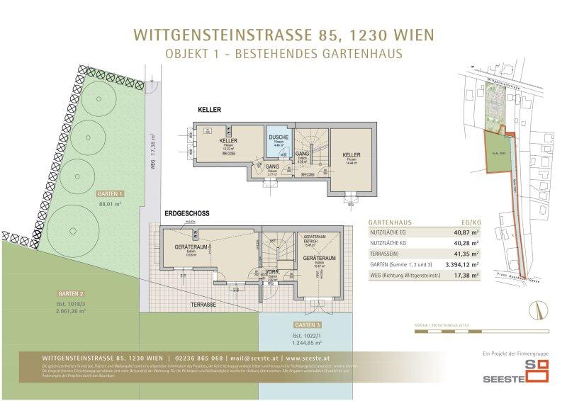 Bestehendes Gartenhaus - Objekt 1