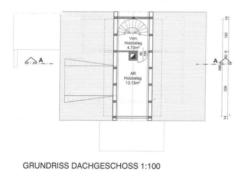 Plan Dachgeschoss