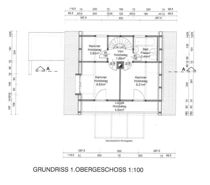 Plan 1.Obergeschoss