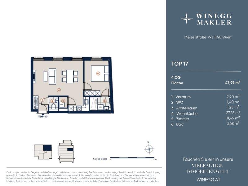 Grundriss Top 17