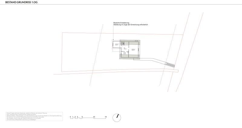 Grundriss Bestand 1. OG