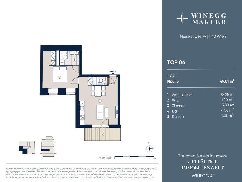 Grundriss Top 4