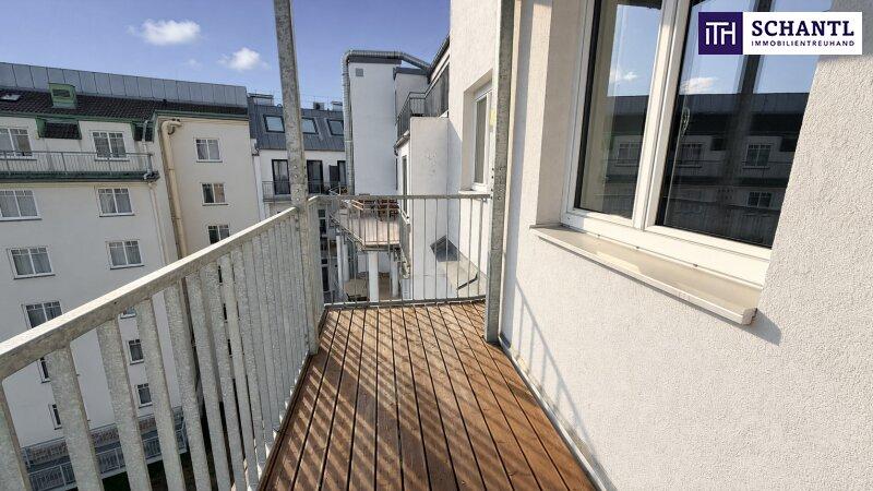 Hofseitiger Balkon