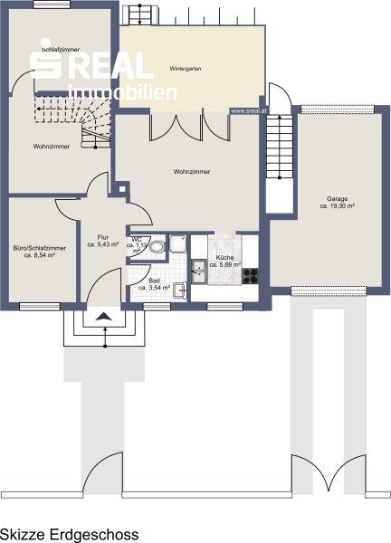Plan Erdgeschoss