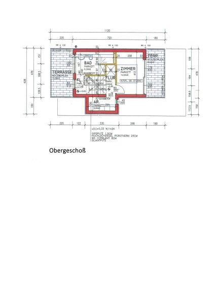 Grundriss Skizze Obergeschoß