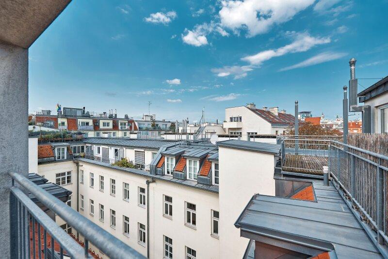 Ausblick Innenhofterrase